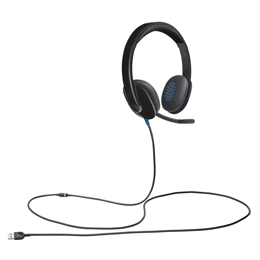 Logitech H540 USB Headset Noise Canceling Mic Logitech
