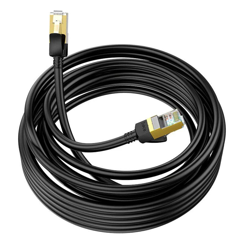 HOCO Gigabit Ethernet Cable - CAT6 / 5 Meters / Black Hoco