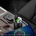 HOCO NZ6 Car Charger - 45W / USB-C / Lightning / Black Hoco