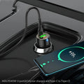 HOCO NZ6 Car Charger - 45W / USB-C / Lightning / Black Hoco
