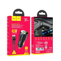 HOCO NZ6 Car Charger - 45W / USB-C / Lightning / Black Hoco