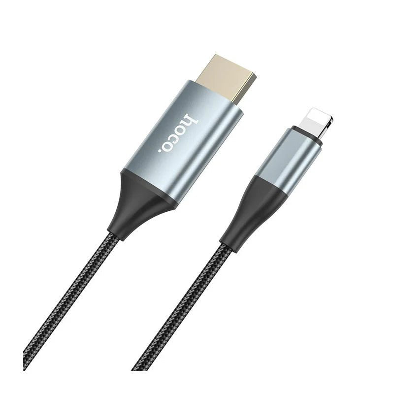 HOCO UA15 Lightning To HDMI Cable - Lightning / HDMI / 2 Meters / Black Hoco