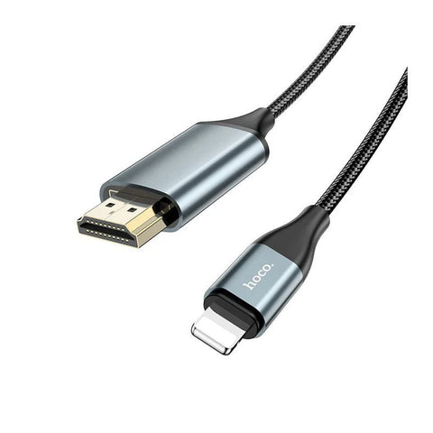 HOCO UA15 Lightning To HDMI Cable - Lightning / HDMI / 2 Meters / Black Hoco