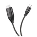 HOCO UA16 USB-C To HDMI Cable - USB-C / HDMI / 2 Meters / Black Hoco