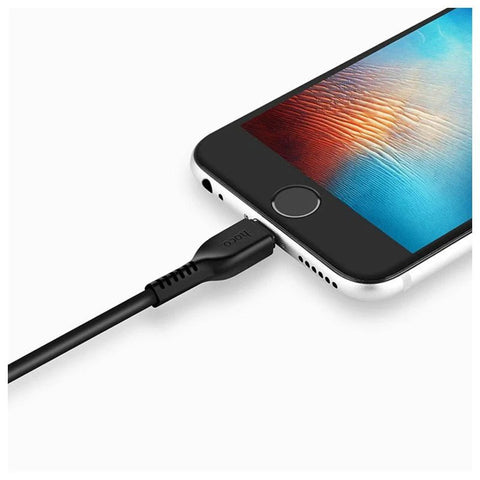 HOCO X20 Flash Charging Data Sync Cable - Lightning / 1 Meter / Black Hoco