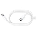 HOCO X51 High-Power Charging Data Sync Cable - USB-C To USB-C / 1 Meter / White Hoco
