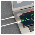 HOCO X51 High-Power Charging Data Sync Cable - USB-C To USB-C / 1 Meter / White Hoco