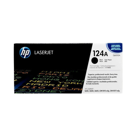 HP 124A Black LaserJet Toner (Q6000A) HP