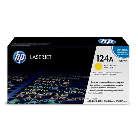 HP 124A Yellow LaserJet Toner (Q6002A) HP