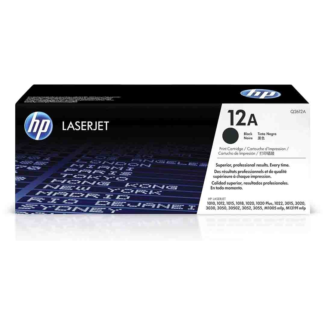 Hp 12A Black Original Laserjet Toner Cartridge Q2612A HP