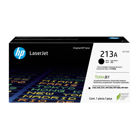 HP 213A Black Original LaserJet Toner Cartridge (W2130A) HP