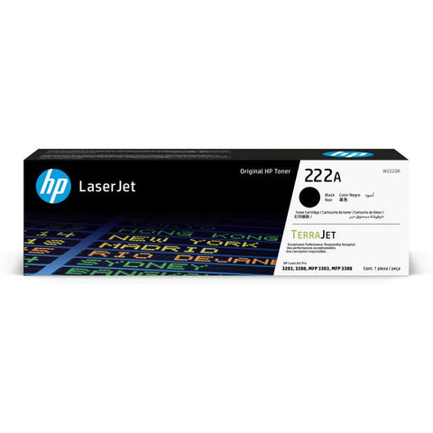 HP 222A Black Original LaserJet Toner Cartridge - 1300 Pages / Black Color / Toner Cartridge HP