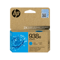 HP 938e EvoMore Cyan Original Ink Cartridge (4S6X9PE) HP