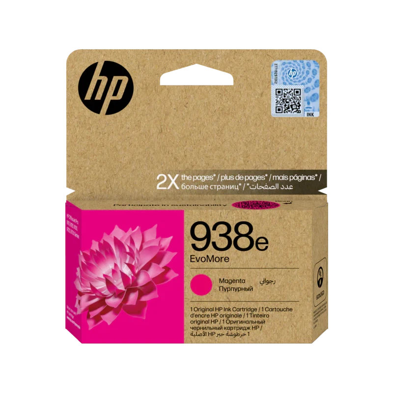 HP 938e EvoMore Magenta Original Ink Cartridge (4S6Y0PE) HP