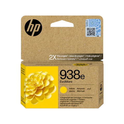 HP 938e EvoMore Yellow Original Ink Cartridge (4S6Y1PE) HP