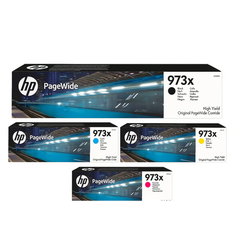 HP 973X Original High Yield Ink Cartridges Combo Pack Of 4 HP