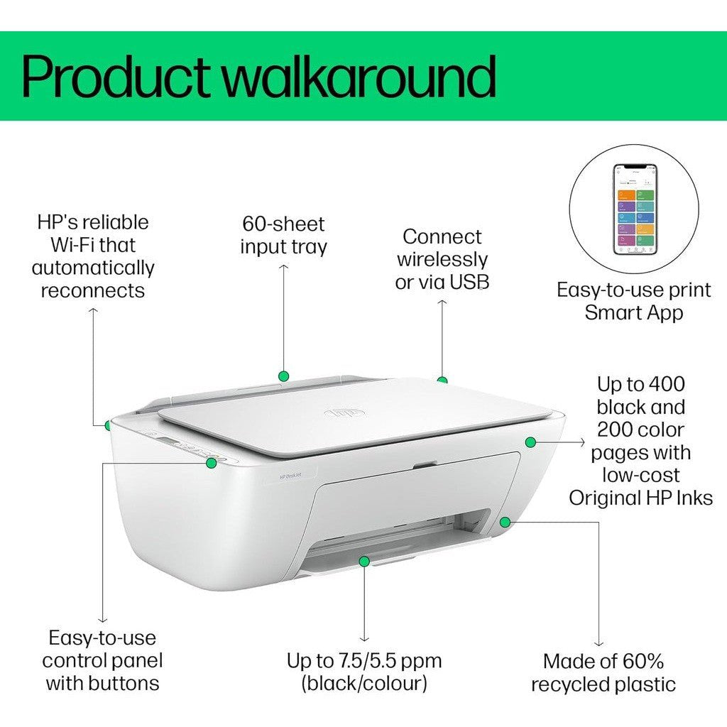 HP DeskJet Ink Advantage 2875 All-in-One Printer HP