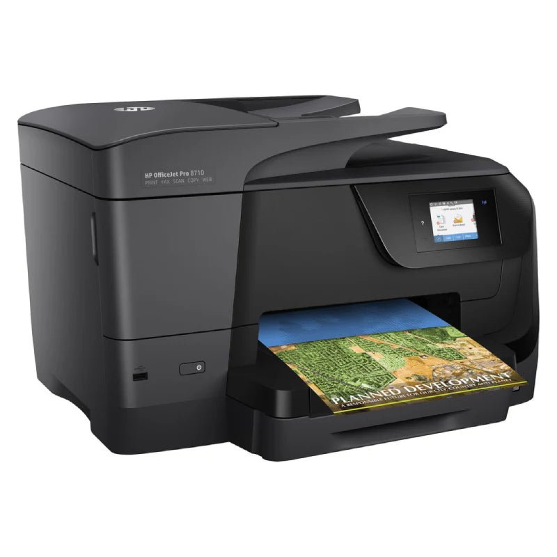 HP Officejet Pro 8710 - 22ppm / 4800dpi / A4 / USB / Wi-Fi / LAN / Inkjet - Printer HP