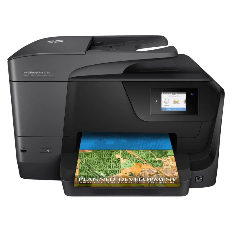 HP Officejet Pro 8710 - 22ppm / 4800dpi / A4 / USB / Wi-Fi / LAN / Inkjet - Printer HP