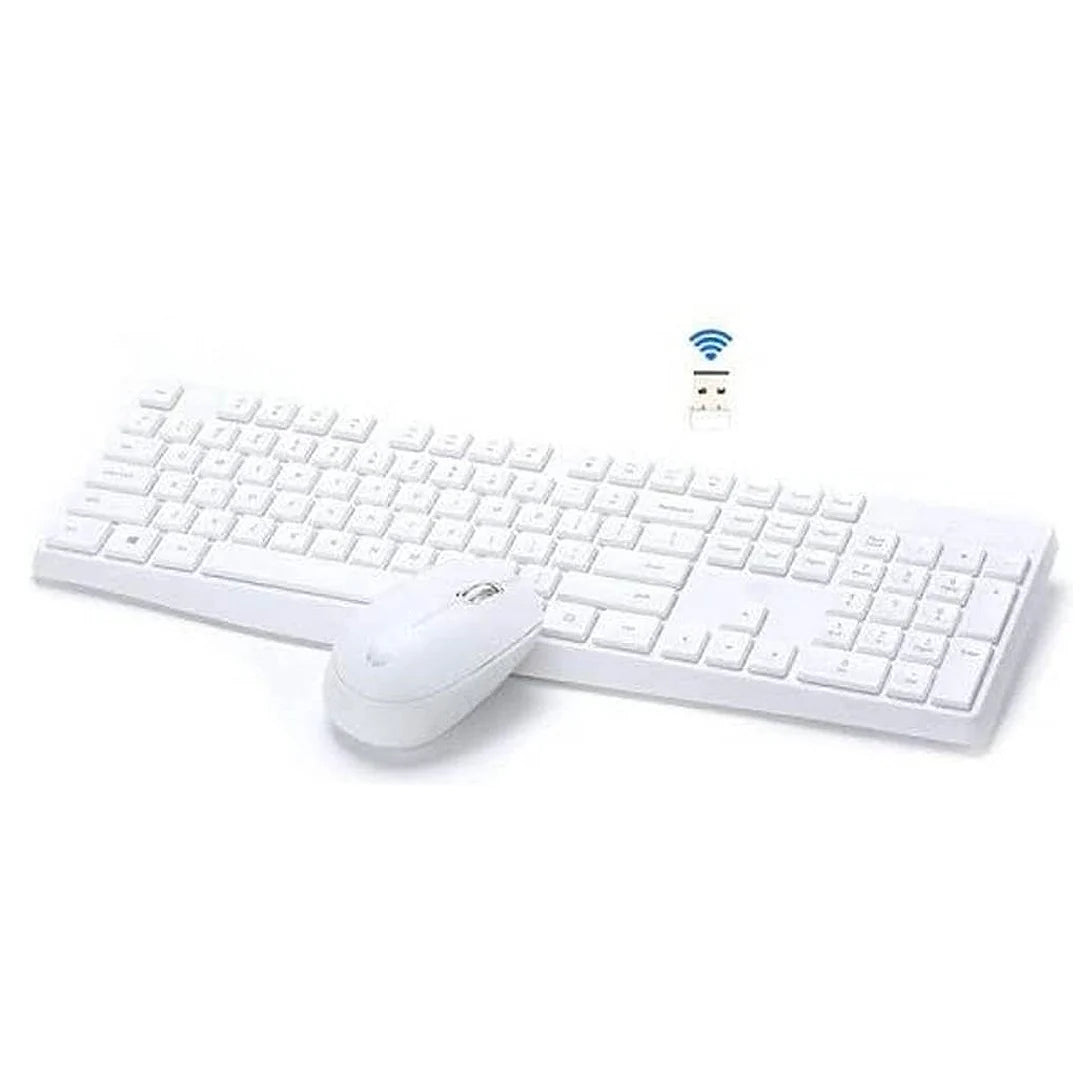 HP CS10 Wireless Keyboard and Mouse - White HP
