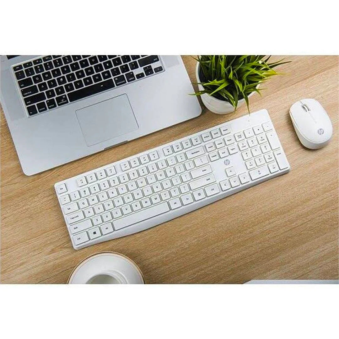 HP CS10 Wireless Keyboard and Mouse - White HP