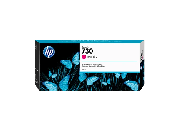 HP 730 300-ml Magenta DesignJet Ink Cartridge (P2V69A) HP