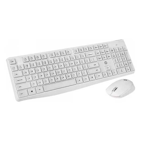 لوحة مفاتيح وماوس لاسلكيان من HP طراز CS10 - أبيض