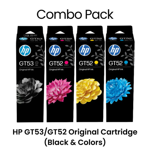 HP GT53/GT52 Original Ink Bottle Combo pack HP