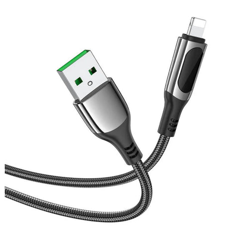 Hoco Charging Power Display 2.4A Usb To Lightning Cable 1.2M - S51 Hoco