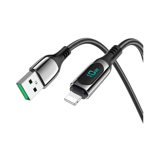 Hoco Charging Power Display 2.4A Usb To Lightning Cable 1.2M - S51 Hoco