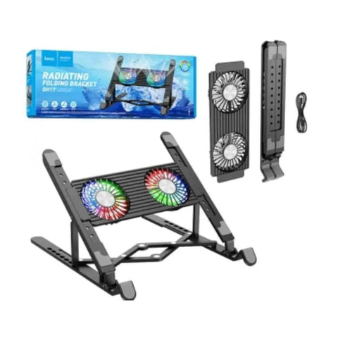 Hoco DH17 Laptop Stand with Cooling Pad - 1.5W / Black Hoco