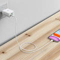 Hoco Fast Charger Set with Cable - 20W / Type-C / Lightning / White Hoco