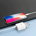 Hoco Fast Charger Set with Cable - 20W / Type-C / Lightning / White Hoco