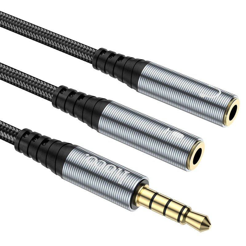 Hoco audio adapter Input Cable - 3.5mm / Black Hoco