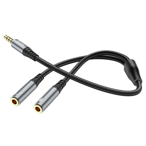 Hoco audio adapter Input Cable - 3.5mm / Black Hoco