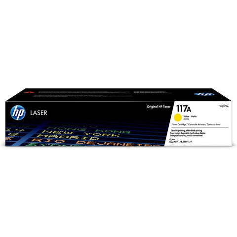 HP 117A LaserJet Toner Cartridge - 700 Pages / Yellow Color / Toner Cartridge HP