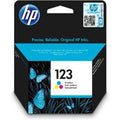 Hp 123 Tri-Color Original Ink Cartridge F6V16Ae HP