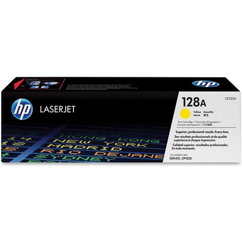 .HP 128A Yellow Color - 1300 Pages / Yellow Color / Toner Cartridge HP