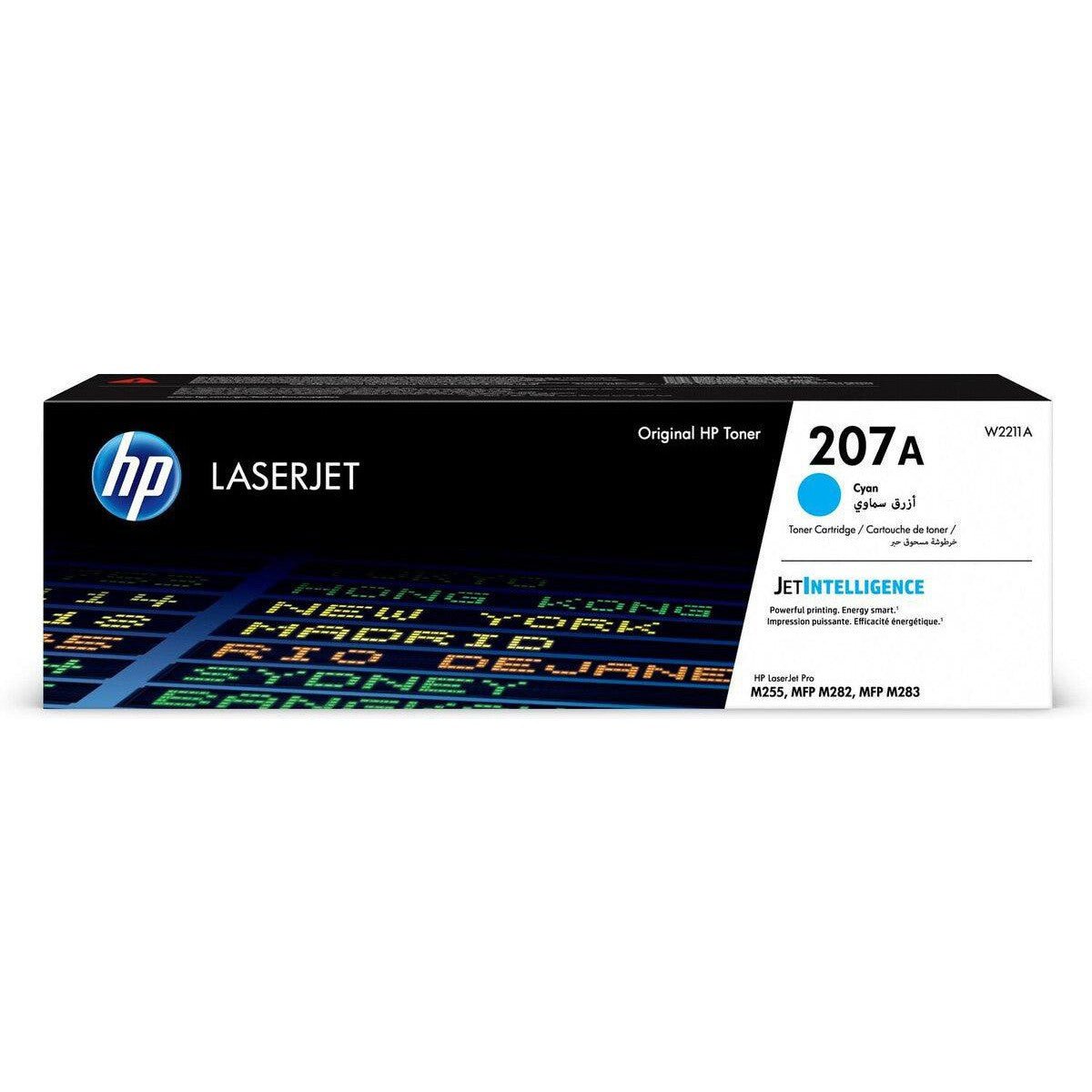 HP 207A Toner Cartridge - 1,250 Pages / Cyan Color / Toner Cartridge HP