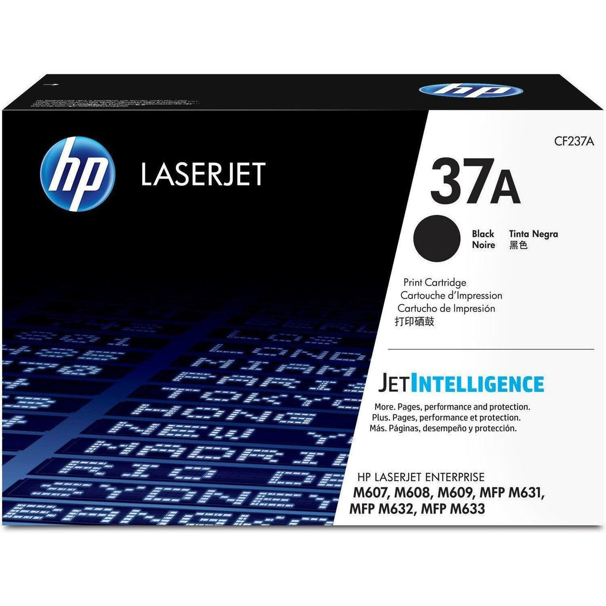 HP 37A Black LaserJet Toner Cartridge - 11k pages / Black Color / Toner Cartridge HP