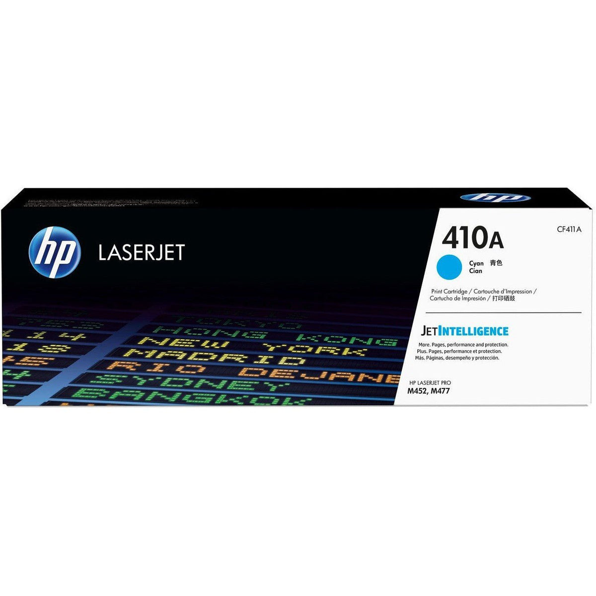 Hp 410A Cyan Original Laserjet Toner Cartridge Cf411A HP