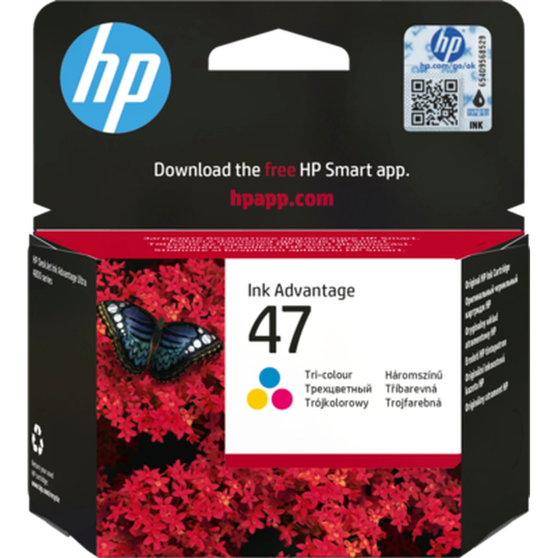 Hp 47 Tri-Color Original Ink Cartridge HP