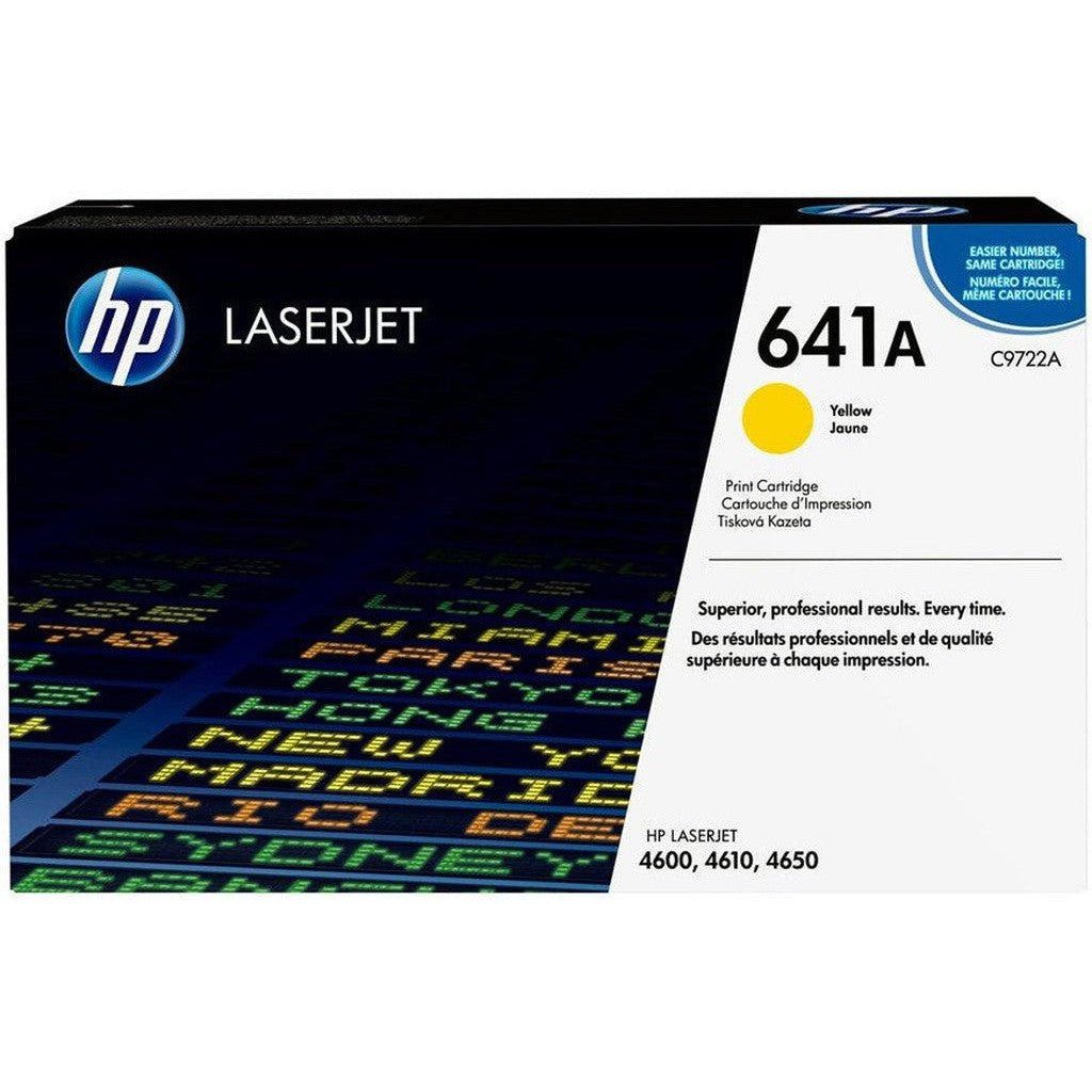 Hp 641A Yellow Original Laserjet Toner Cartridge (C9722A) HP