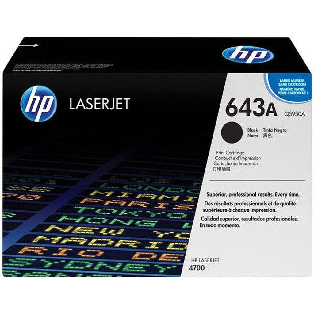 Hp 643A Black Original Laserjet Toner Cartridge Q5950A HP