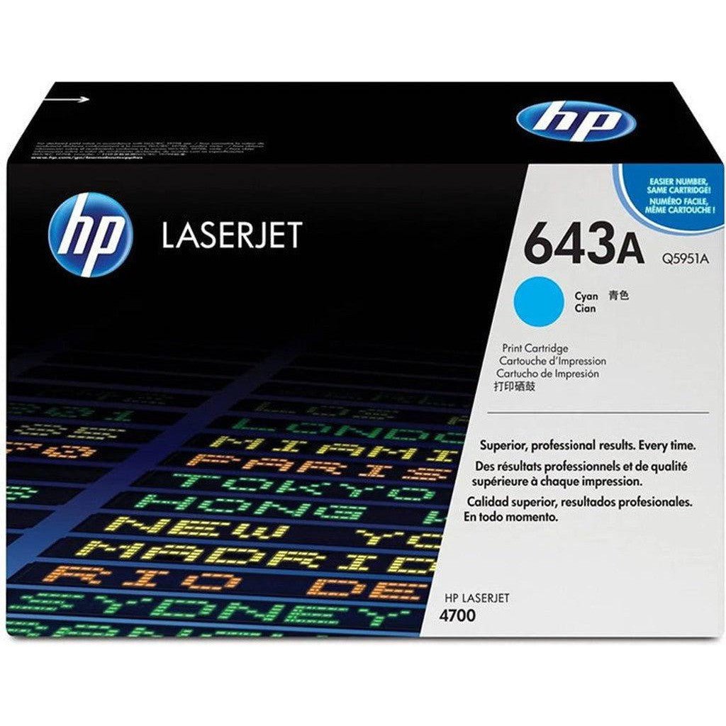 Hp 643A Q5951A Toner Cartridge Cyan HP