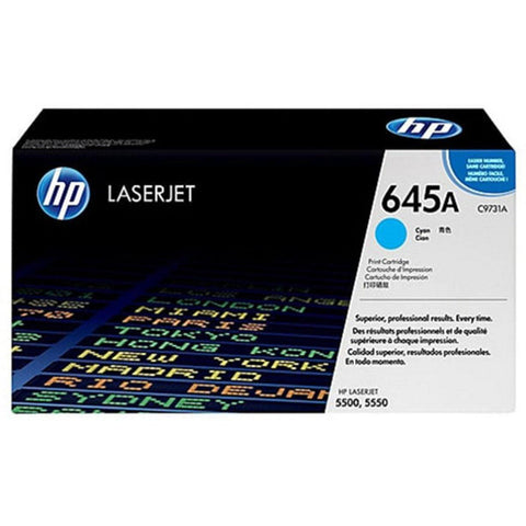Hp 645A Cyan Laserjet Toner Cartridge C9731A HP