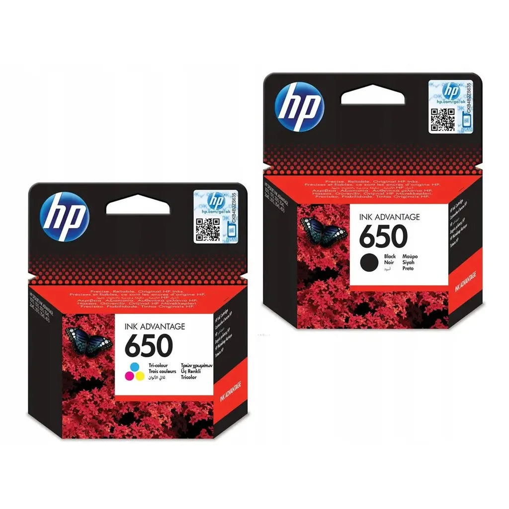 Hp 650 Original Ink Cartridge Combo Pack HP