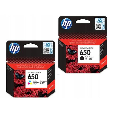 Hp 650 Original Ink Cartridge Combo Pack HP