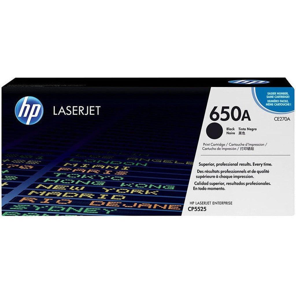 Hp 650A Ce270A Toner Cartridge Black HP