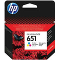 HP 651 Tri-Color Ink Cartridge - 300 Pages / Tri-Color / Ink Cartridge HP